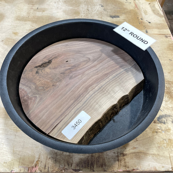 Walnut Slices Collection 5 (12" Round)