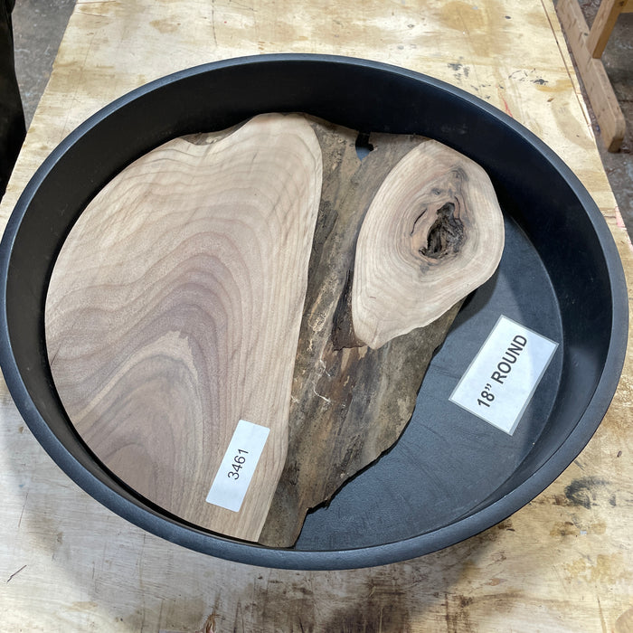 Walnut Slices Collection 1 (18" Round)