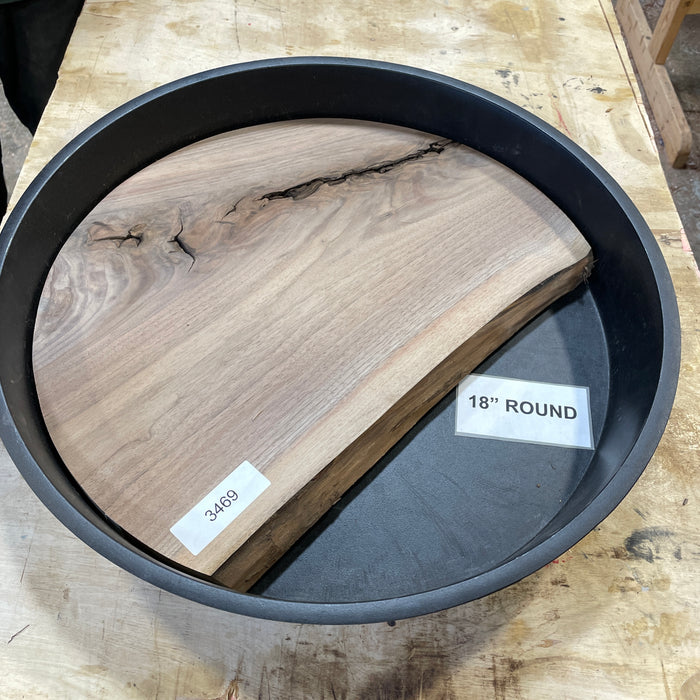 Walnut Slices Collection 1 (18" Round)