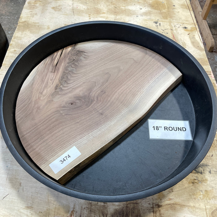 Walnut Slices Collection 1 (18" Round)