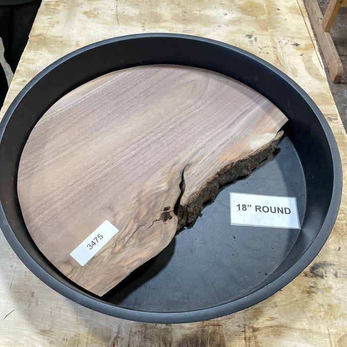 Walnut Slices Collection 1 (18" Round)