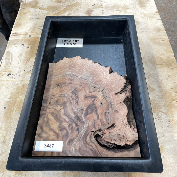 RARE Claro Walnut Burl (10" by 18")