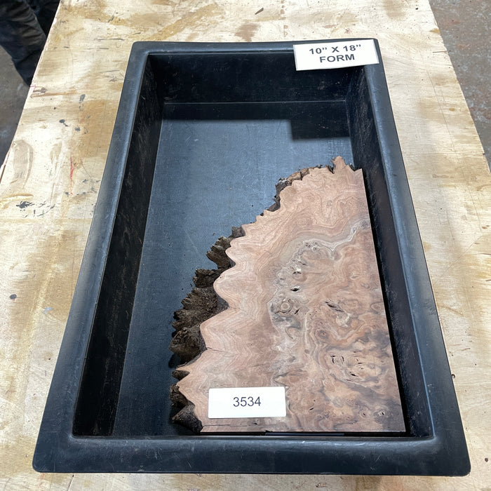 RARE Claro Walnut Burl (10" by 18")