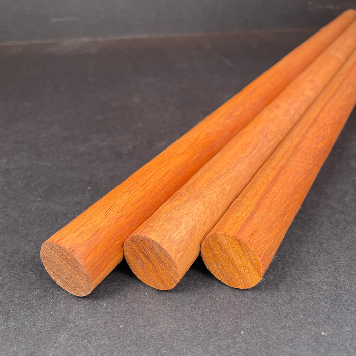 Padauk Wood Dowels - High-Quality Dowel Rods for Crafting & Furniture