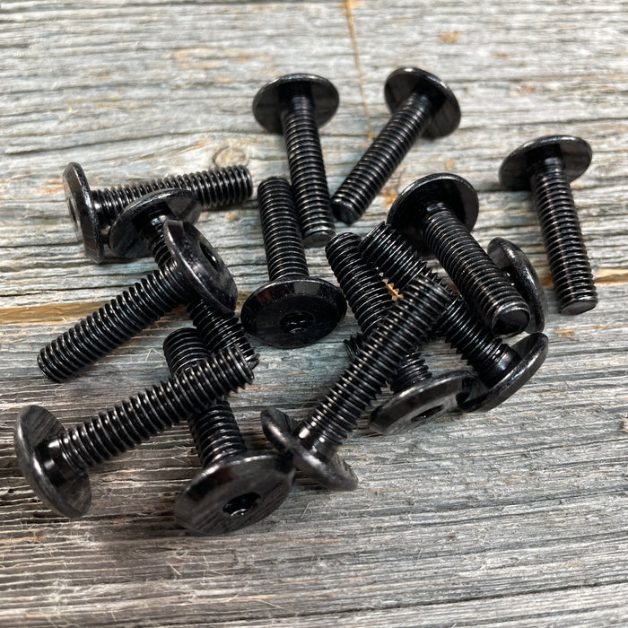 M6 Screws for Woodworking, Furniture, and DIY – Compatible with M6 Threaded Inserts