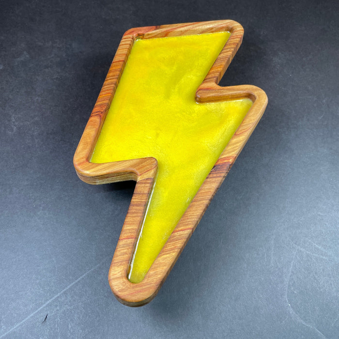 Lightning Bolt Serving Tray Router Template (Clear Acrylic)