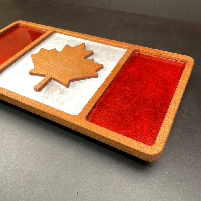 Canada Flag Tray Router Template (Clear Acrylic)