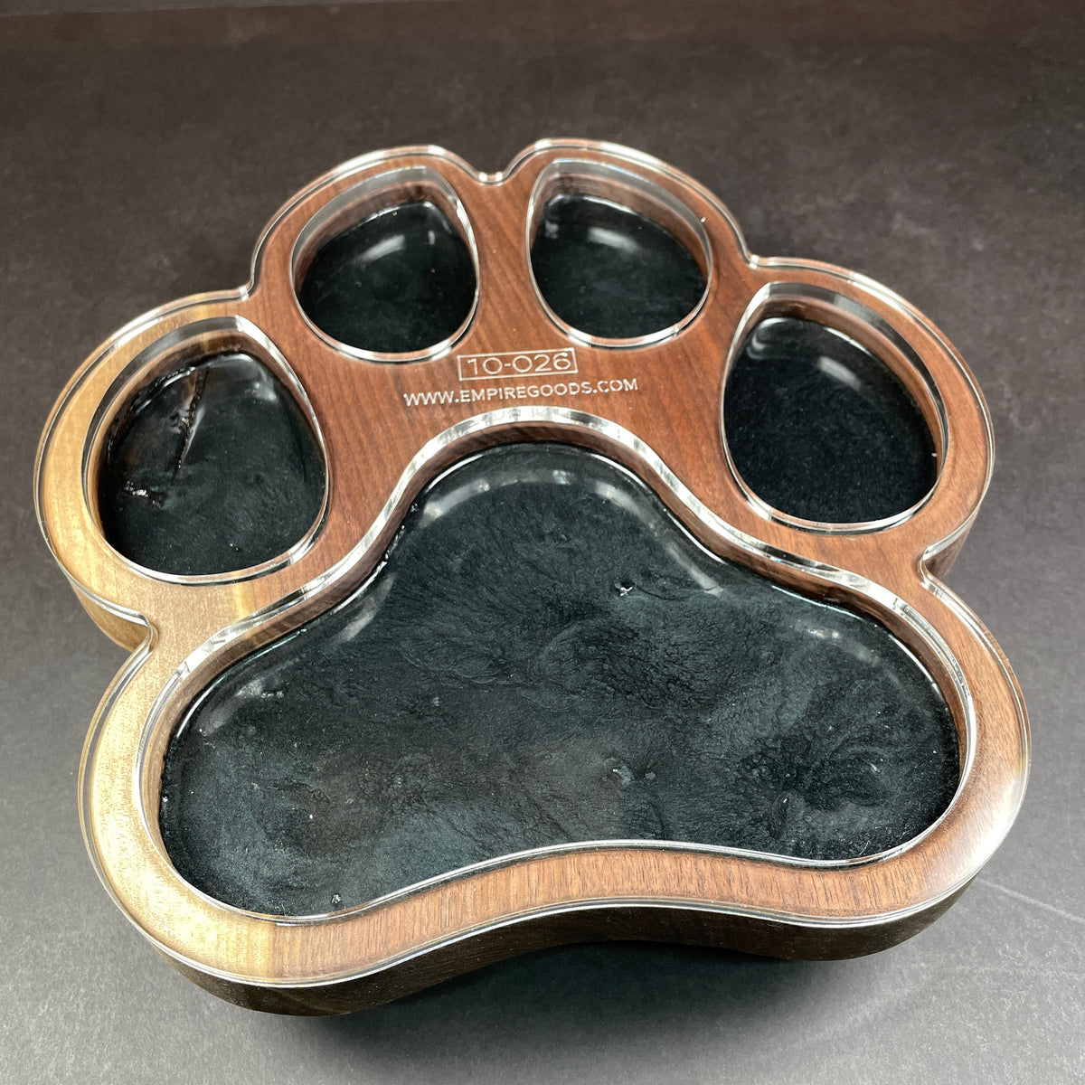 Dog Paw Serving Tray Template | Clear Acrylic Woodworking Router ...