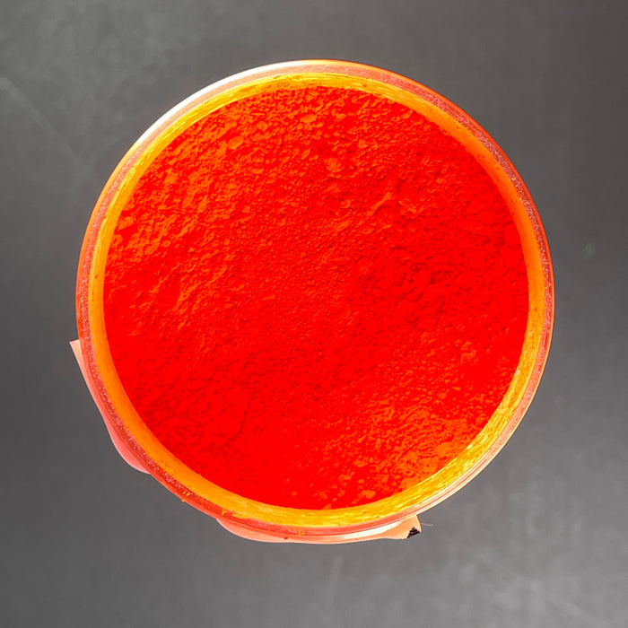 Fluorescent Orange Red Mica Powder - Beaver Dust Pigments