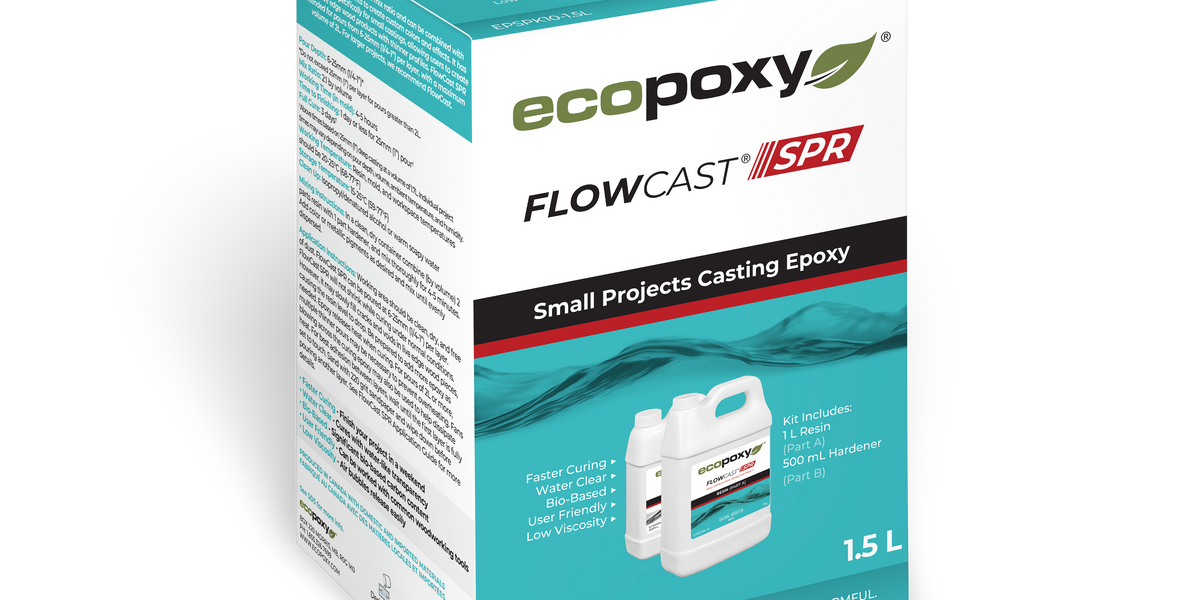 EcoPoxy FlowCast 2:1 Deep Pour Epoxy, Epoxy