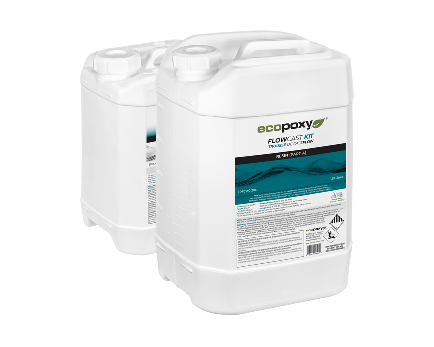 Ecopoxy FlowCast is the perfect casting resin for big and small epoxy projects. 
