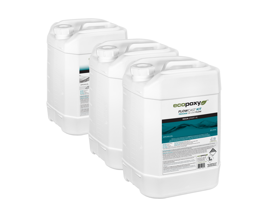 Which Epoxy Should I use? Ecopoxy FlowCast is very user friendly and perfect for beginners and professionals.