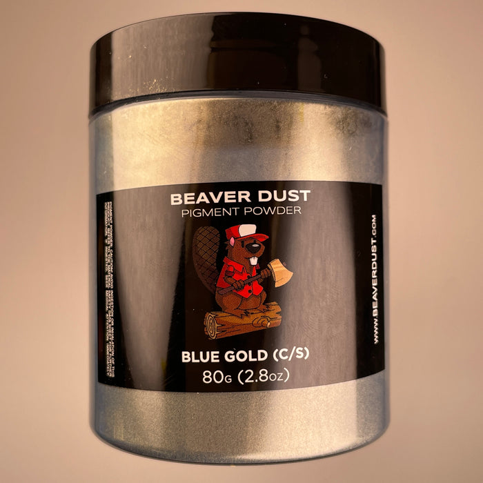 Blue Gold Mica Powder