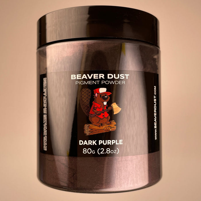 Dark Purple  Mica Powder - Beaver Dust Pigments