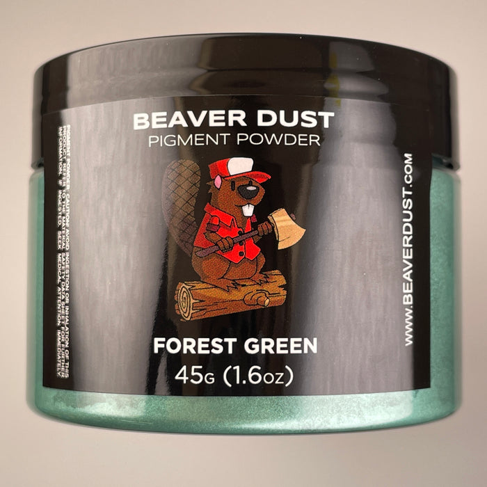 Forest Green  Mica Powder - Beaver Dust Pigments