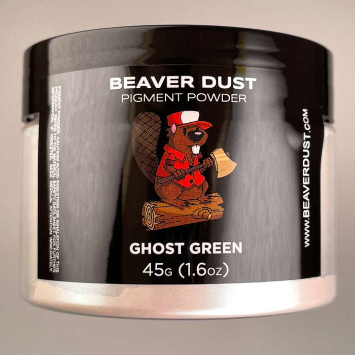 Ghost Green  Mica Powder - Beaver Dust Pigments