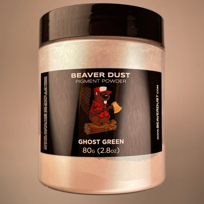 Ghost Green  Mica Powder - Beaver Dust Pigments