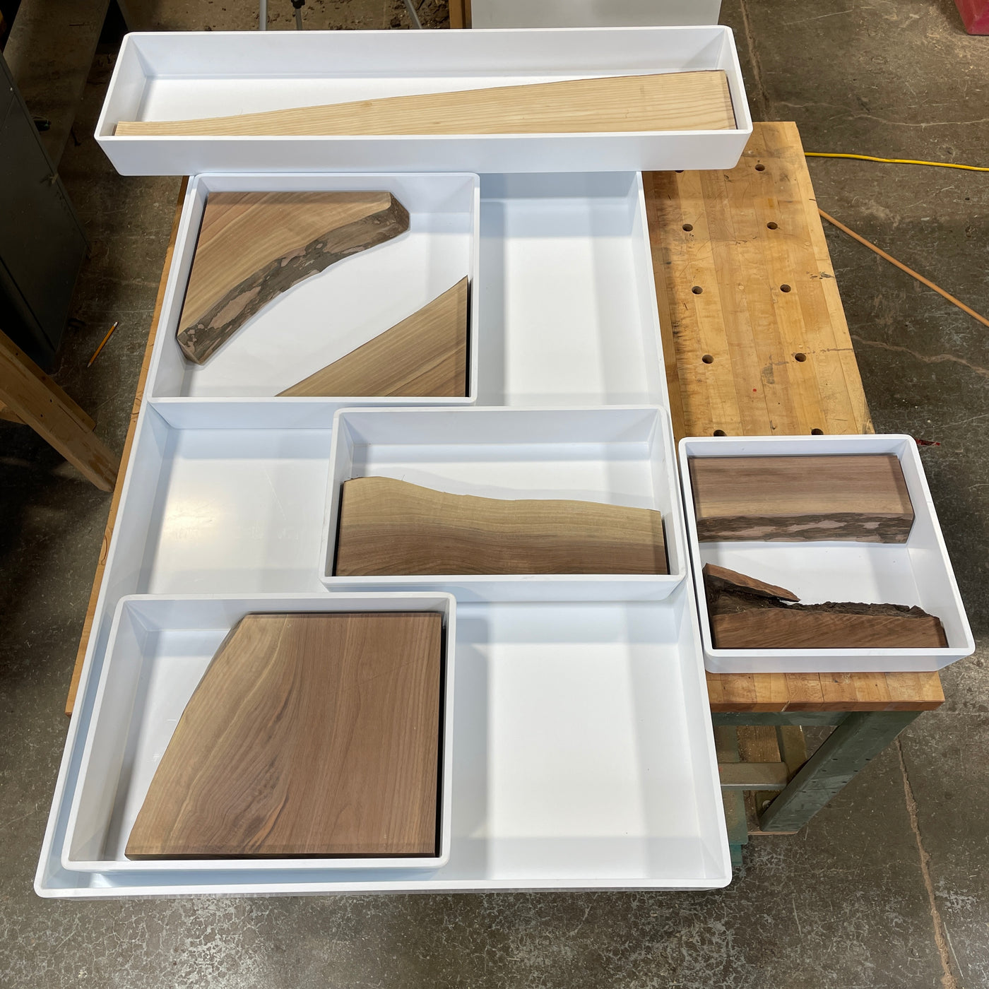 Rectangle NO SEAL HDPE Resin Molds for Epoxy Boards & River Boards ...