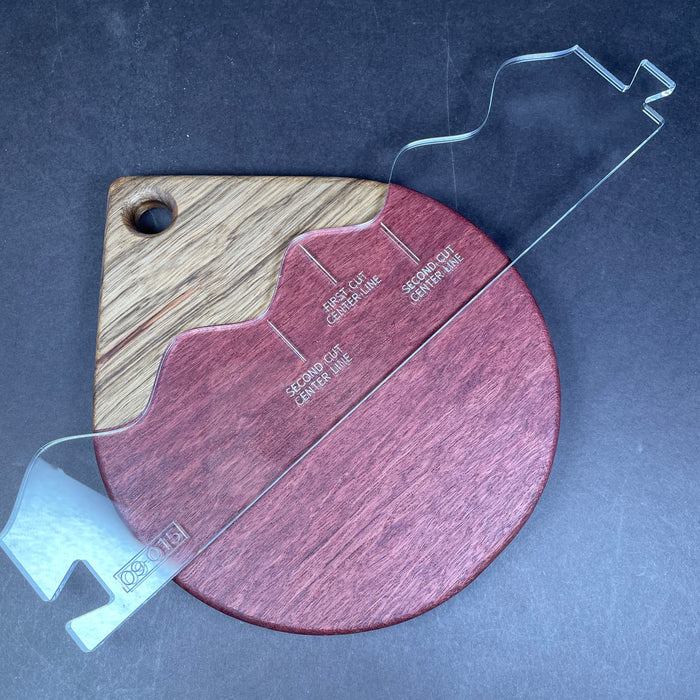Wave Stitch Router Template (Clear Acrylic) — Jeff Mack Supply