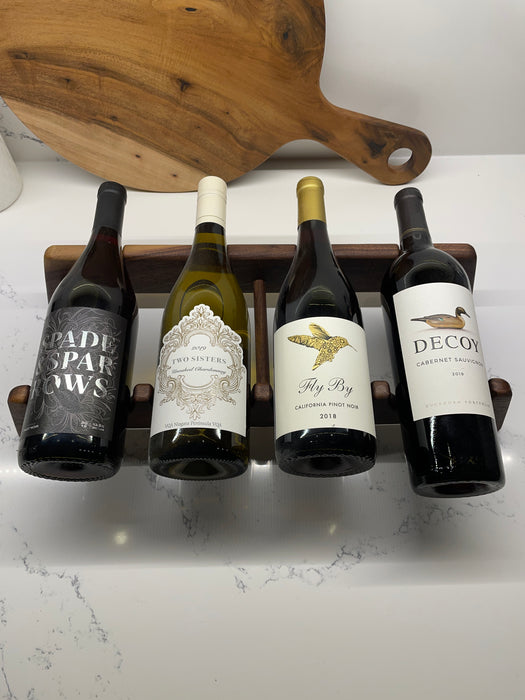 4 Bottle Wine Rack Router Template (Clear Acrylic) — Jeff Mack Supply