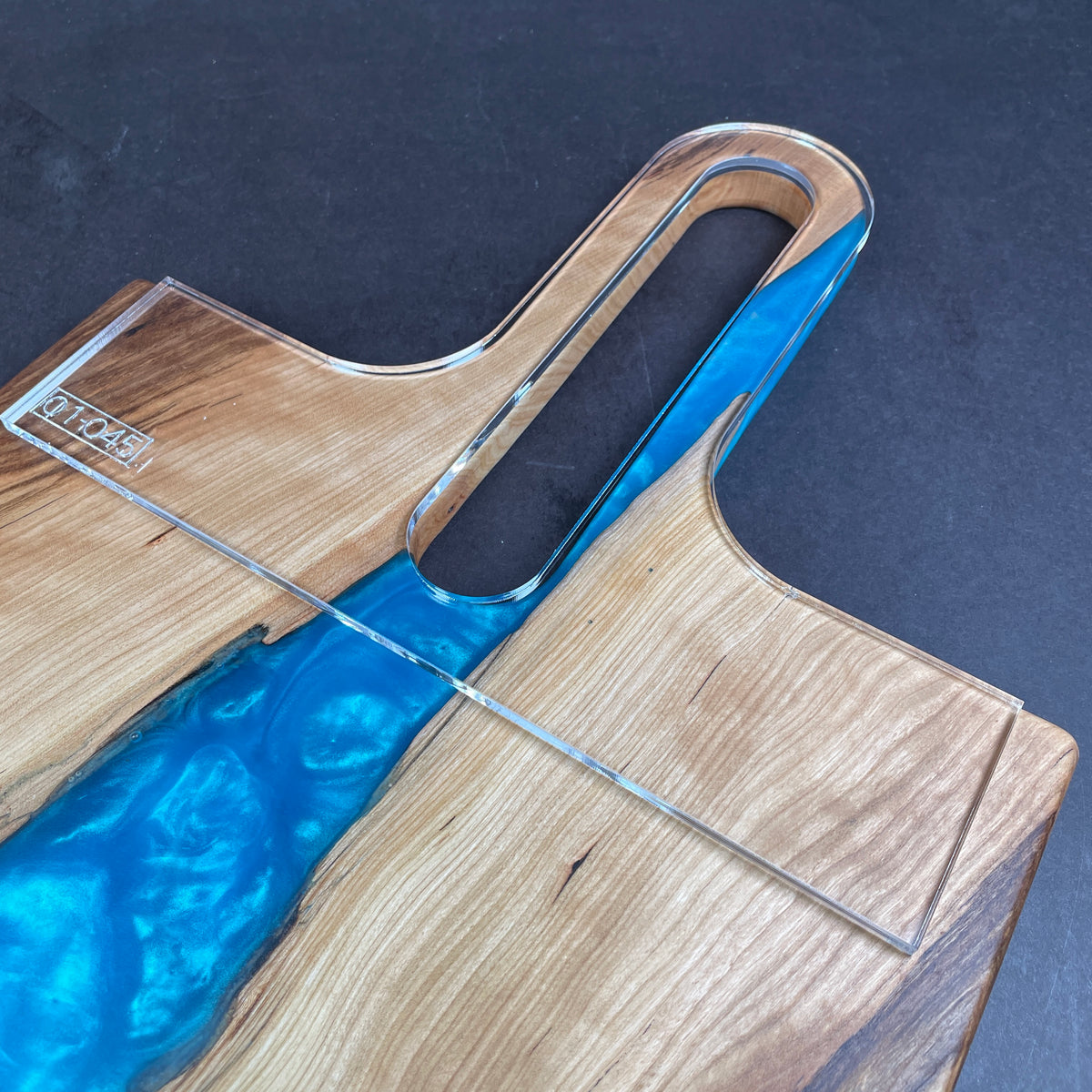 Long Oval Charcuterie Board Handle Router Template (Clear Acrylic ...