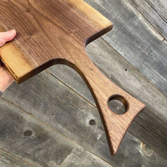 Swoosh Charcuterie Board Handle Router Template (Clear Acrylic) — Jeff Mack Supply swoosh-charcuterie-board-handle-router-template-clear-acrylic-jeff-mack-supply