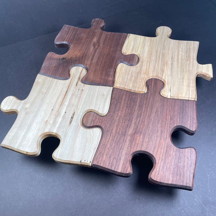 Puzzle Piece Serving Board Router Template (Clear Acrylic)