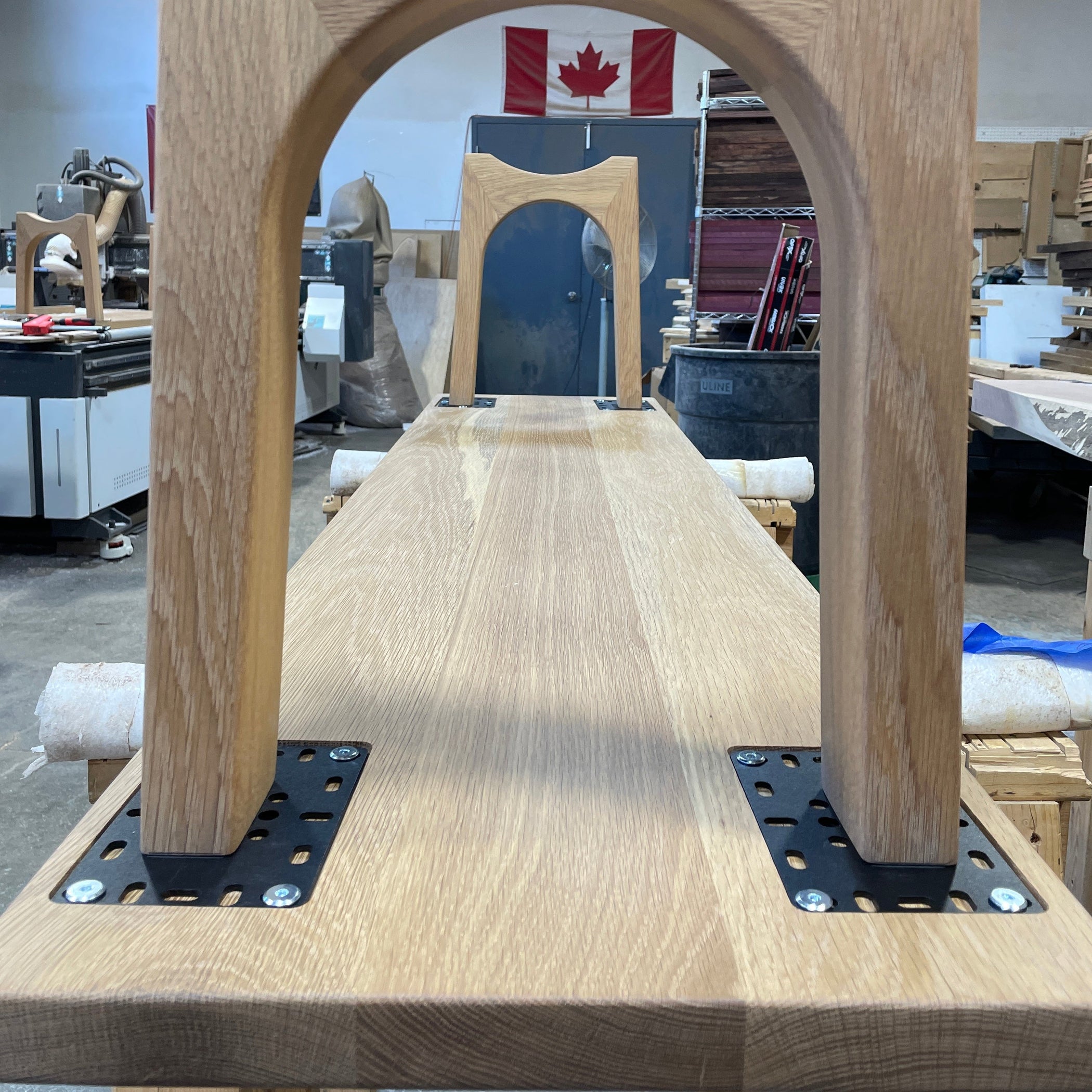U Shape Table Leg Router Templates (Clear Acrylic) — Jeff Mack Supply