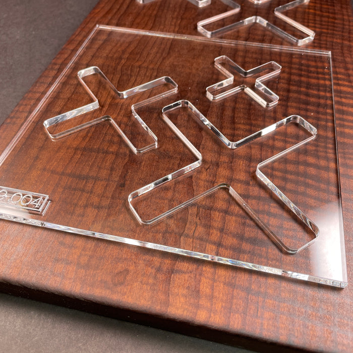 Bow Tie Router Templates (Clear Acrylic)