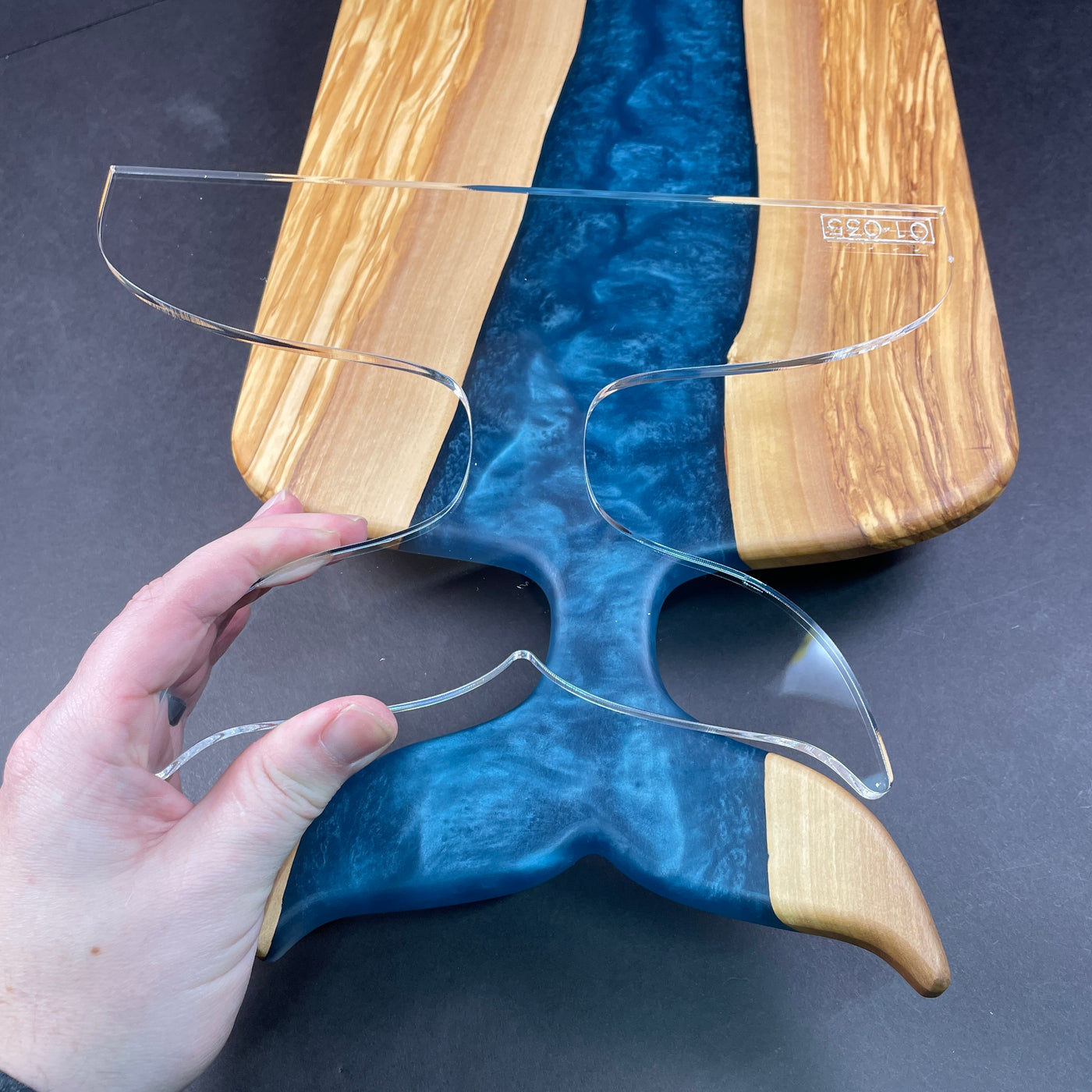 Whale Tail Handle Router Template for Charcuterie Boards | Clear ...