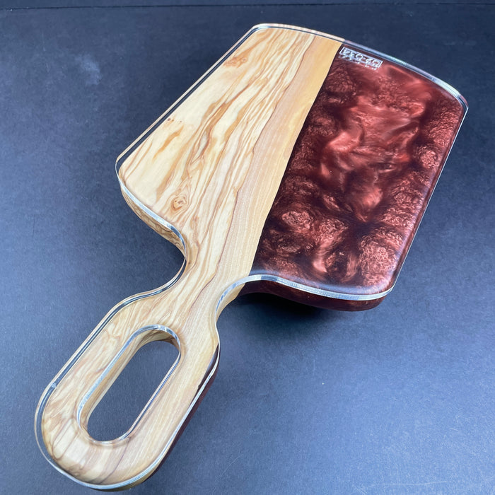 Serving Board "Oval Handle" Router Template (Clear Acrylic)