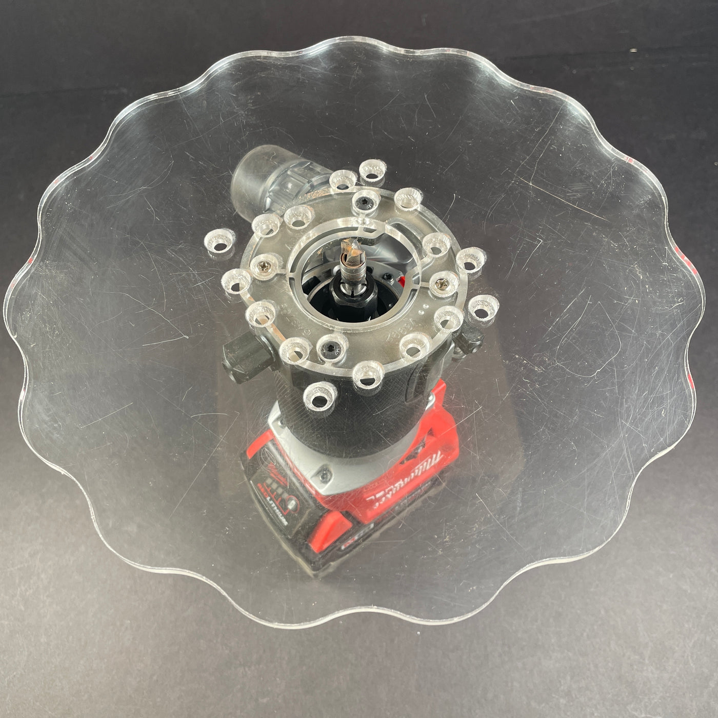 Universal Router Base Plate | Clear Acrylic Router Plate — Jeff Mack Supply