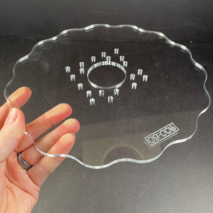 Universal Router Base Plate (Clear Acrylic) — Jeff Mack Supply