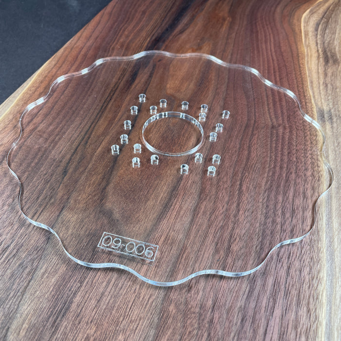 Universal Router Base Plate (Clear Acrylic) — Jeff Mack Supply