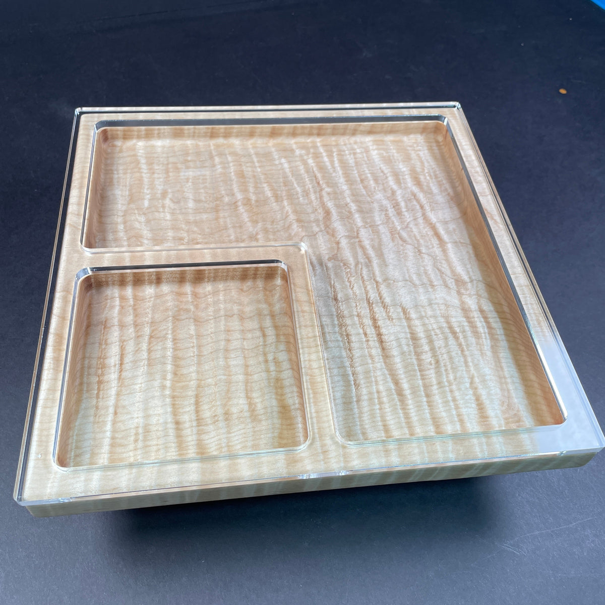 Square 2 Pocket Valet Tray Router Templates (Clear Acrylic) — Jeff Mack ...