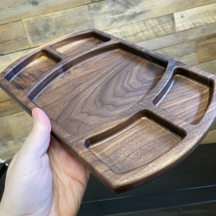 walnut wood tray finish with this one coat oil finish