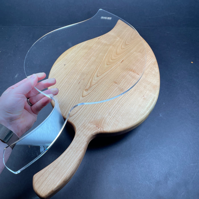 Big Leaf Serving Board Router Template (Clear Acrylic)