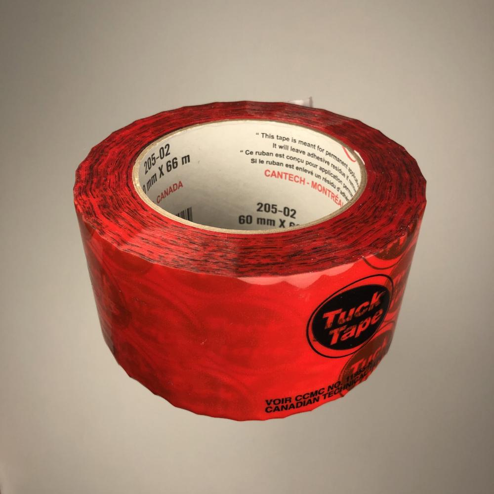 Tuck Tape Ruban adhésif en résine époxy 60 mm x 55 m Rouge