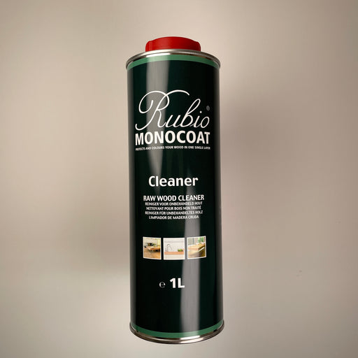 raw wood cleaner that is best used on the surface of your sanded project before you apply oil to get dust and particles off to leave you with a nice clean surface