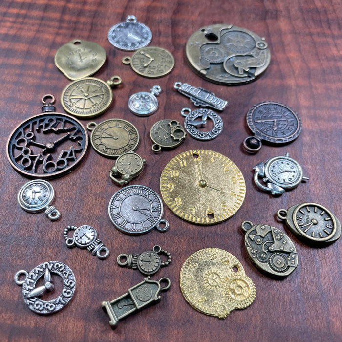Steampunk Accessories (Clocks, Keys + Gears) — Jeff Mack Supply