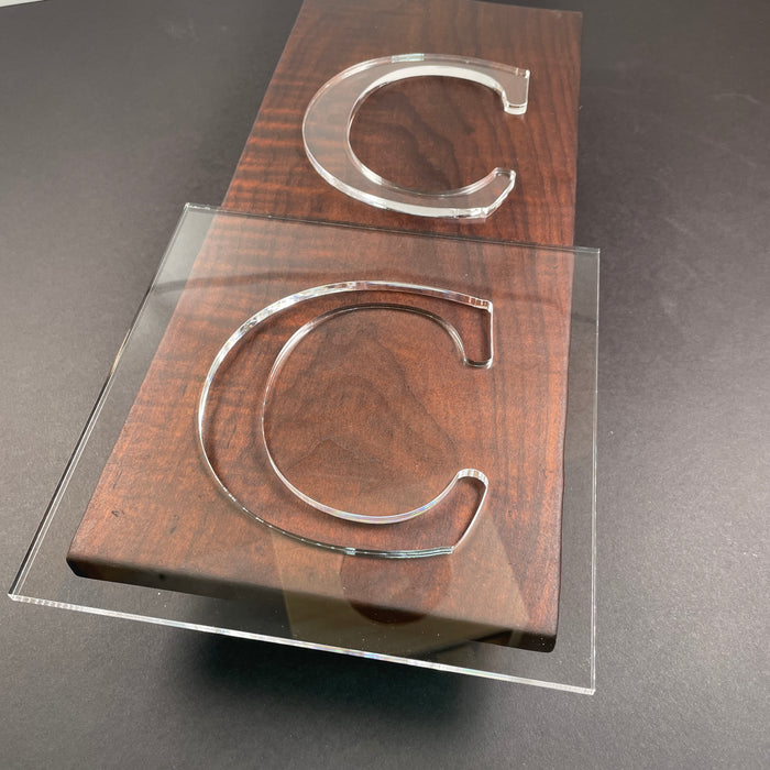 Letter Router Templates (Clear Acrylic)
