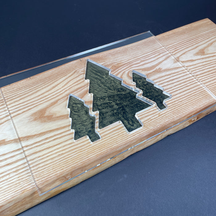 Three Trees Router Template (Clear Acrylic) — Jeff Mack Supply