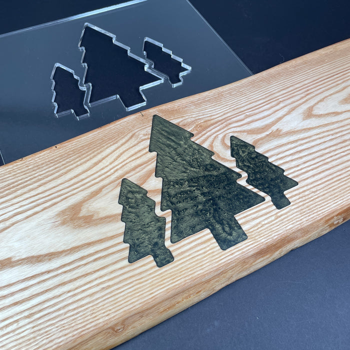 Three Trees Router Template (Clear Acrylic) — Jeff Mack Supply