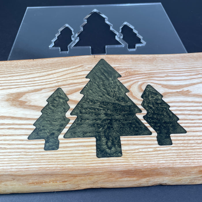 Three Trees Router Template (Clear Acrylic)