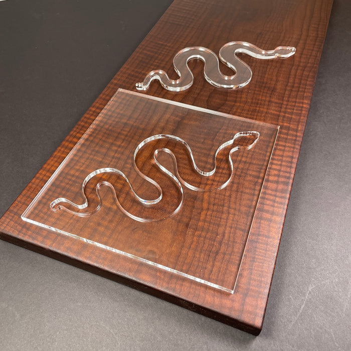Snake Router Template (Clear Acrylic) — Jeff Mack Supply