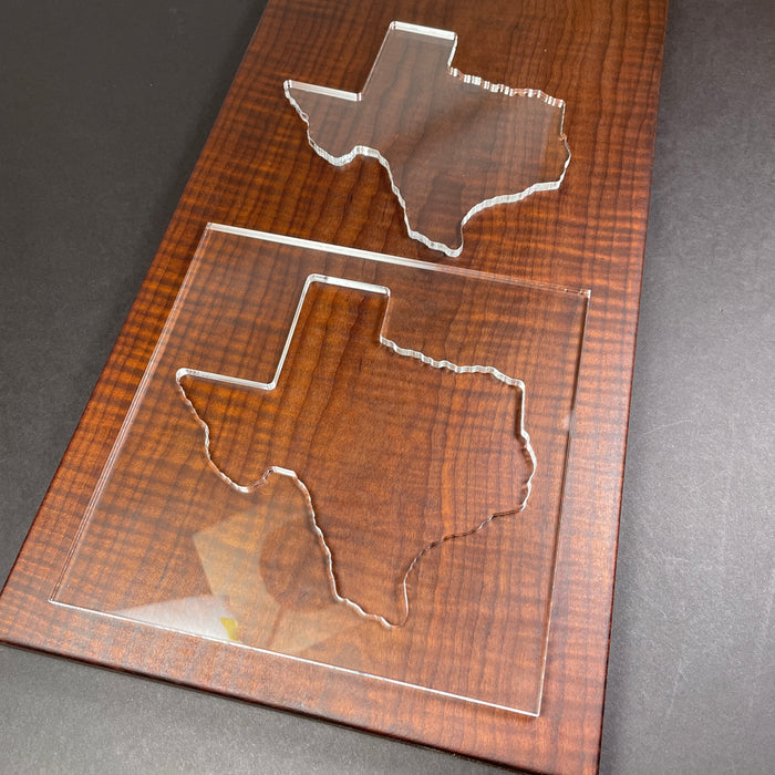 Texas Router Template (Clear Acrylic) — Jeff Mack Supply