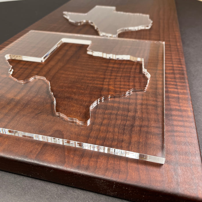 Texas Router Template (Clear Acrylic)