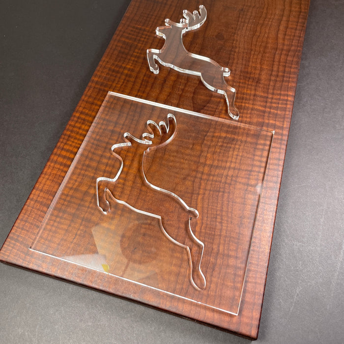 Deer Router Template (Clear Acrylic)