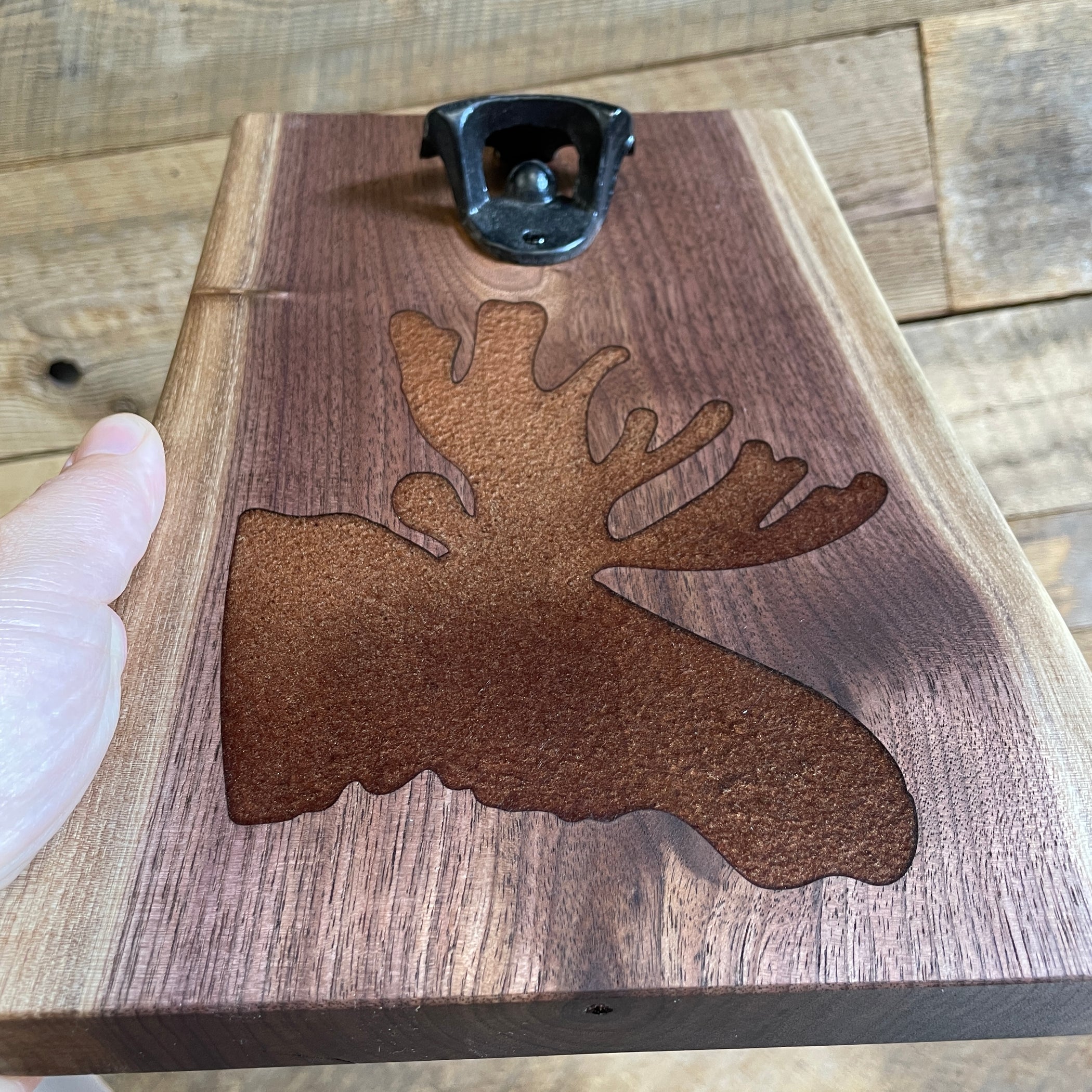 Moose Inlay Router Template - Clear Acrylic Woodworking Template — Jeff ...