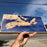 Custom, Jeff Mack Designs epoxy and wood sign featuring the Nova Scotia coastline.